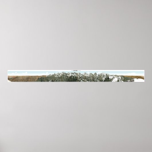 Poster SCHILTHORN Alpes suisses Panorama à 360° (Devant)