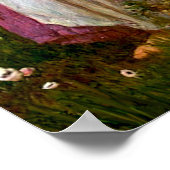 Poster Schipperke 2 - Fleurs à vent (Coin)