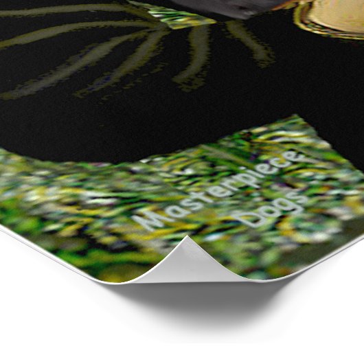 Poster Schipperke 7 - Mona Lisa (Coin)