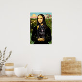 Poster Schipperke 7 - Mona Lisa (Cuisine)