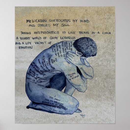 Poster Schizophrénie (Devant)