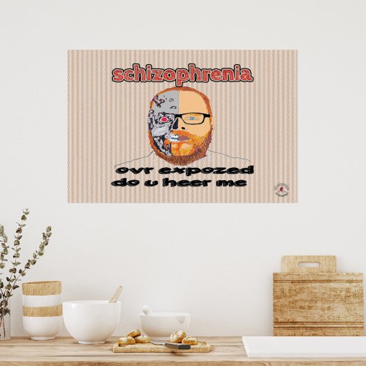 Poster Schizophrénie (Cuisine)