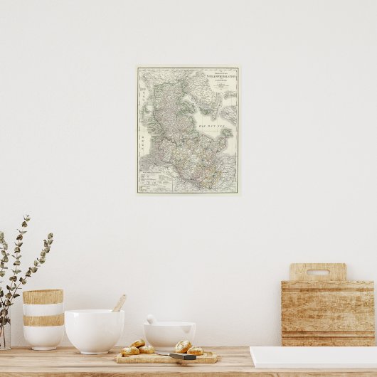 Poster Schleswig, Holstein, Lauenburg (Cuisine)