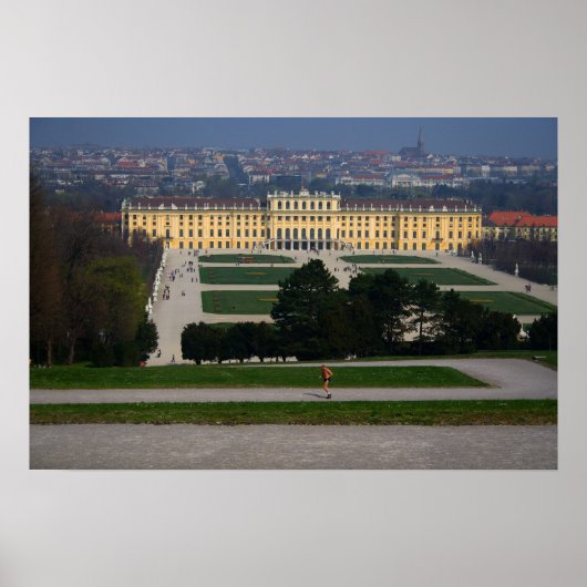 Poster Schloss Schönbrunn (Devant)