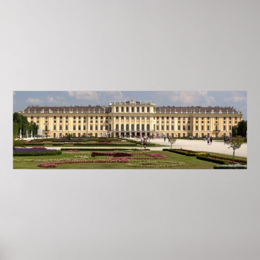 Poster Schloss Schönbrunn (Devant)