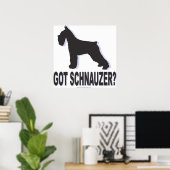 Poster schnauzer (Bureau à domicile)