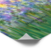 Poster Schnauzer 1N - Jardin (Coin)