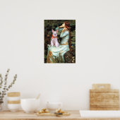 Poster Schnauzer 9 - Ophelia assise (Cuisine)