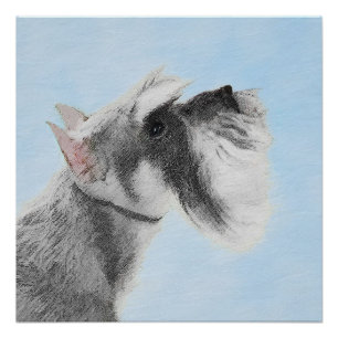 Poster Schnauzer (géant, standard) Peinture - Dog Art