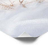 Poster Schnauzer Miniature Laisser neiger Noël (Coin)