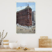 Poster Schofield Building, Cleveland Ohio Vintage années  (Cuisine)