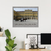 Poster Schönbrunn Palace à Vienna (Bureau à domicile)