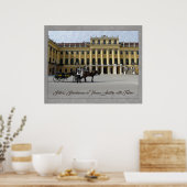 Poster Schönbrunn Palace à Vienna (Cuisine)