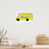 Poster School Bus (Cuisine)