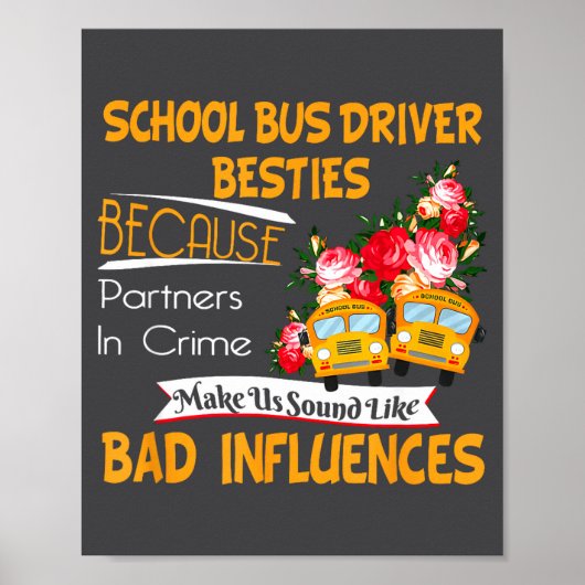 Poster School Bus Driver Ies  (Devant)