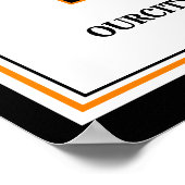 Poster School Colors Class Reunion Welcome (Coin)