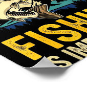 Poster School Is Imrtant But Fishing Is Imrtanter Fish B  (Coin)