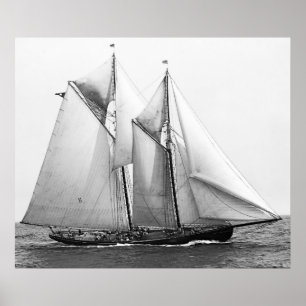 Poster Schooner de pêche