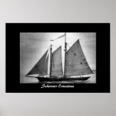 Poster Schooner Ernestina (Devant)