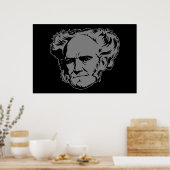 Poster Schopenhauer Portrait (Cuisine)