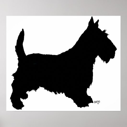 Poster Schotse Terrier (Voorkant)