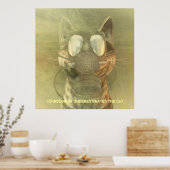 Poster Schrödinger sous-estime l'affiche du chat (Cuisine)