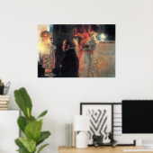 Poster Schubert au piano de Gustav Klimt (Bureau à domicile)