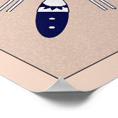 Poster Schuintrekken Inheemse Symbool Mandala Afdr (Hoek)