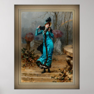 Poster Schutz vor dem Sturm par Frederik Hendrik Kaemmere