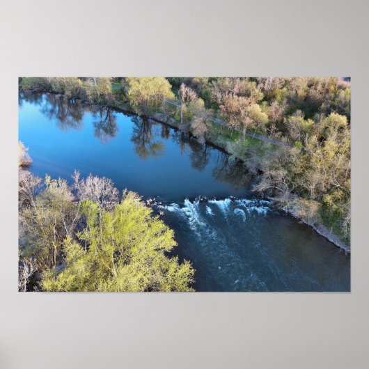 Poster Schuylkill River Dam Oaks PA (Devant)