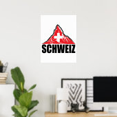 Poster Schweiz Matterhorn Switzerland (Bureau à domicile)