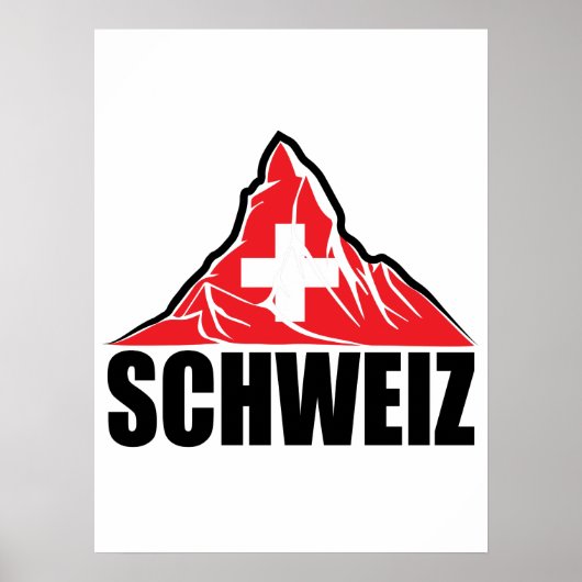 Poster Schweiz Matterhorn Switzerland (Devant)
