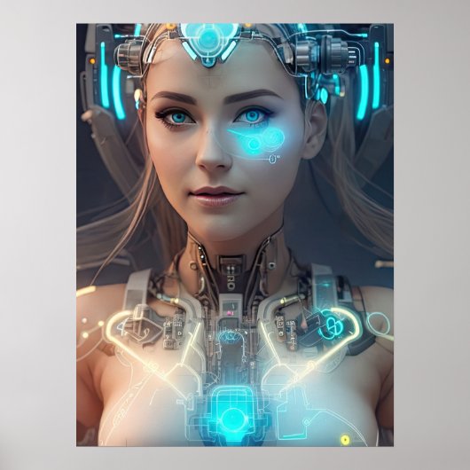 Poster SCI-FI Lovely Cyborg (Devant)