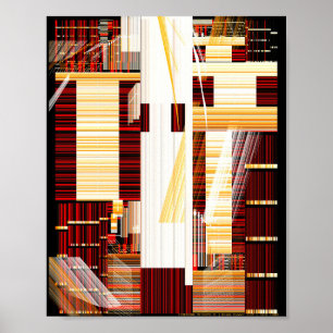 Poster Sci-fi Néo Métropole