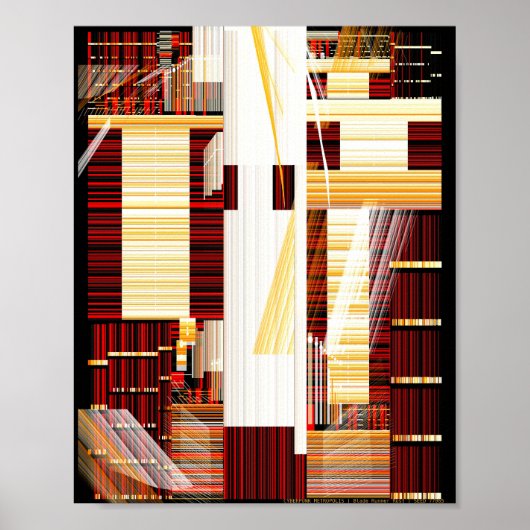Poster Sci-fi Néo Métropole (Devant)