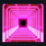 Poster Sci-Fi Retro 3D : Illustration d'art pop<br><div class="desc">Illustration 3D Arrière - plan pour la publicité et le papier peint dans les 80s rétro et sci fi pop art scène. rendu 3D dans le concept décoratif. Entrez dans les années 80 Retro Futuristic Scene : Arrière - plans brillants pour la publicité et plus encore. Art Sci-Fi des années...</div>