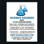 Poster Science Beakers, Science Cours Publicité<br><div class="desc">Science Beakers,  Cours De Science Poster Publicitaire Par Le Magasin Carte de visite.</div>