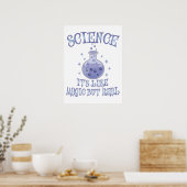 Poster Science - C'est comme de la magie mais vrai (Cuisine)