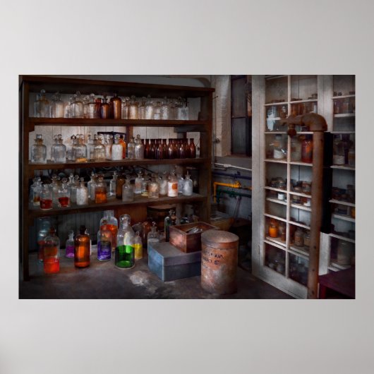 Poster Science - Chimiste - Le secret de la vie (Devant)