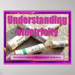 Poster Science, compréhension de l'électricité