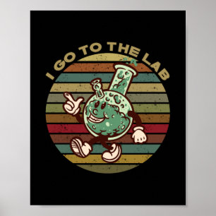 Poster Science de la chimie de laboratoire humour T-Shirt