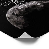 Poster Science de la Lune - Professeur d'astronomie, Astr (Coin)