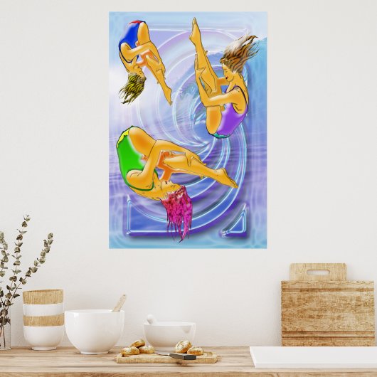 Poster Science de la plongée Imprimer (Cuisine)