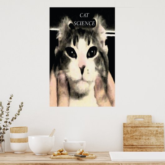 Poster Science du chat (Cuisine)
