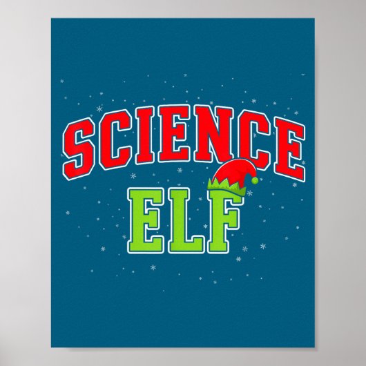 Poster Science Elf Christmas Family Matching Group Xmas S (Devant)