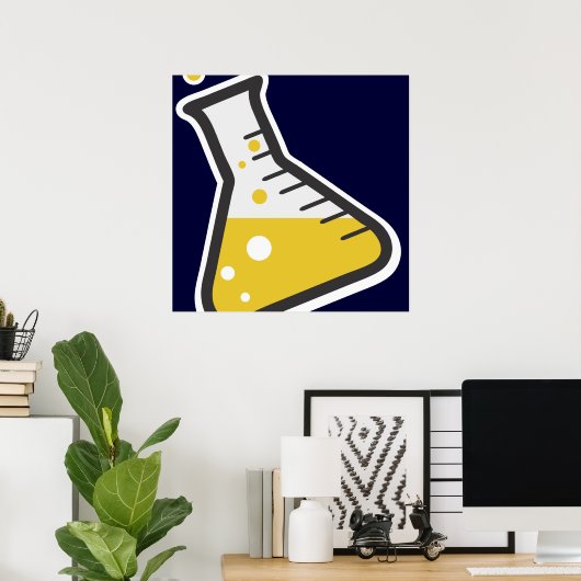 Poster Science étrange (Bureau à domicile)