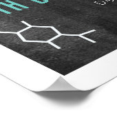 Poster Science Experiment Chalkboard Gr Bienvenue d'anniv (Coin)