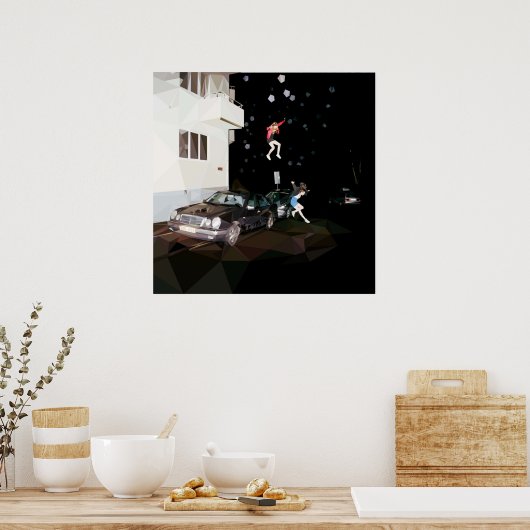 Poster Science-fiction par New Poly Art (Cuisine)