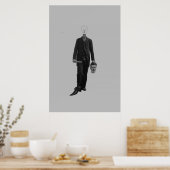 Poster Science-fiction Steampunk Robot Cyborg Meurtre (Cuisine)