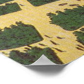 Poster Science-fiction vintage, Futuriste New York (Coin)